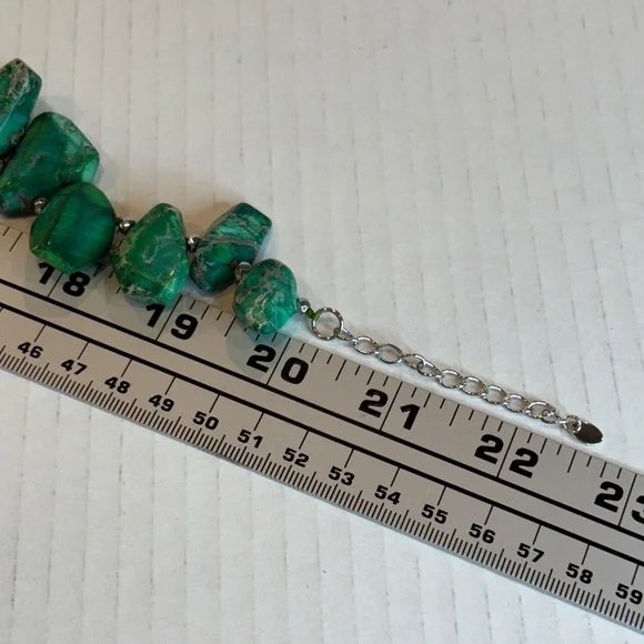 🆕 💚 King Jasper Goddess Necklace – Iris & Lily London – Sterling Silver 💚 - Picture 4 of 16